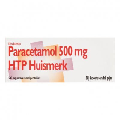 Huismerk Hypharm paracetamol tablet 500mg hp